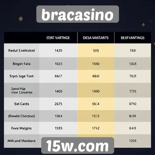 Comparativo entre bracasino e outros sites de jogos